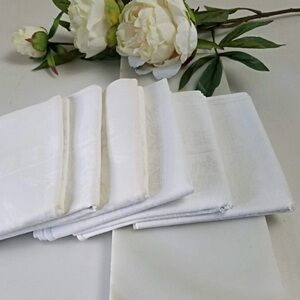 Vintage Damask Print Large Dinner Napkins